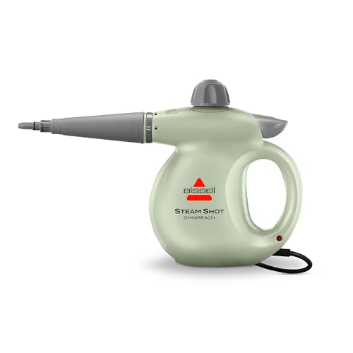 BISSELL® Steam Shot™ OmniReach handheld portable steam cleaner for tile. grout. windows. bathrooms. kitchens. fabric steaming tool