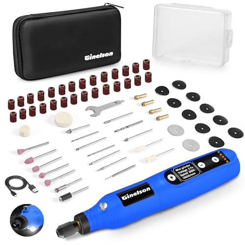 Cordless Rotary Tool. 5 Variable Speed Mini Rotary Tool Kit with 70 Accessories. 3.7V Type-C Charging Power Rotary Tool for Engraving. Sanding. Polishing. Carving. Cutting. DIY Crafts