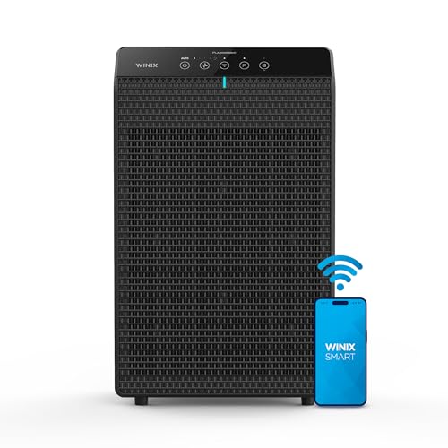 WINIX 5520 Air Purifier for Home Large Room Up to 1882 Ft² in 1 Hr With Air Quality Monitor. True HEPA. High Deodorization Carbon Filter and Auto Mode. Captures Pet Allergies. Smoke. Dust.