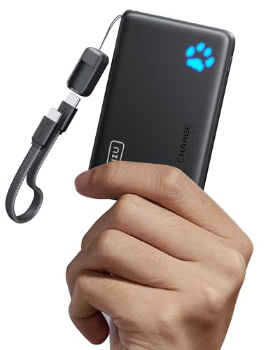 INIU Portable Charger. Ultra Slim 10000mAh 45W PD Power Bank. USB C in&Out Fast Charging Battery Pack. Travel Essential Phone Powerbank Compatible with iPhone 17 16 15 Samsung S22 S21 Google iPad etc