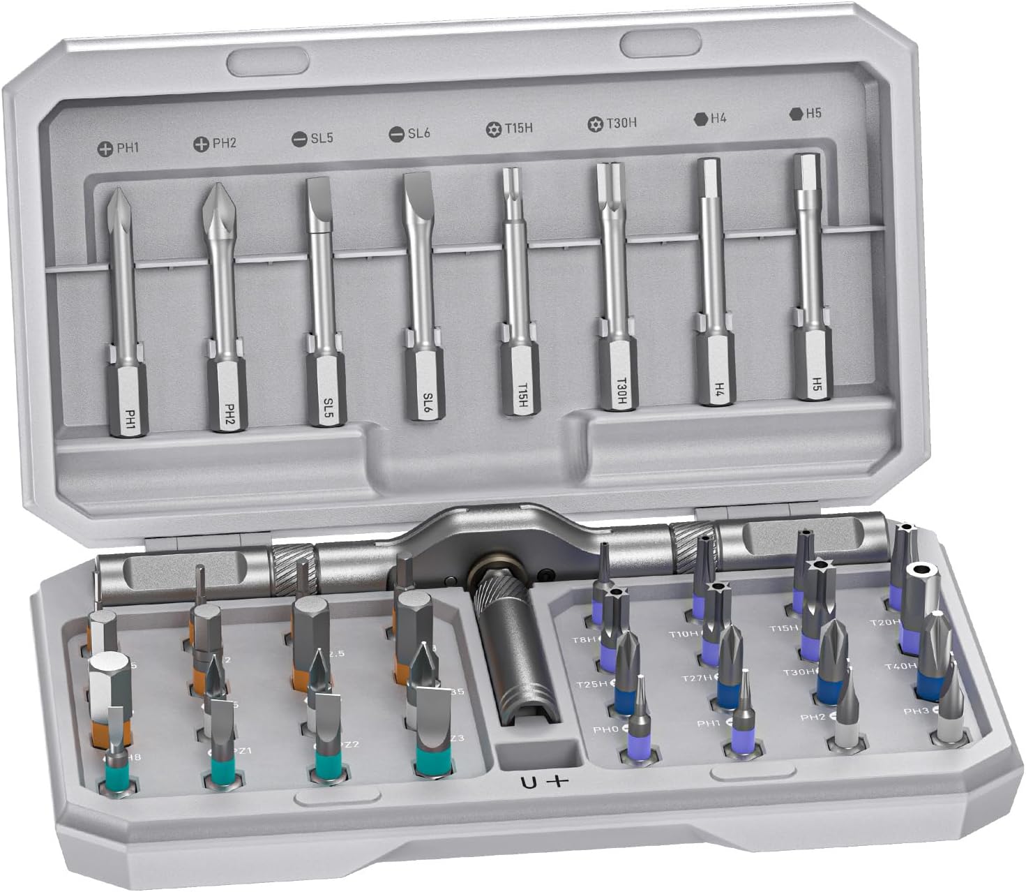42 in 1 Magnetic Screwdriver. Screwdriver Set. Multi Bit Ratcheting Screwdriver Set with Storage Case Repair Tool Kit for Computer. Eyeglass. Bicycles. Watch. Ring Doorbell. Furniture and DIY