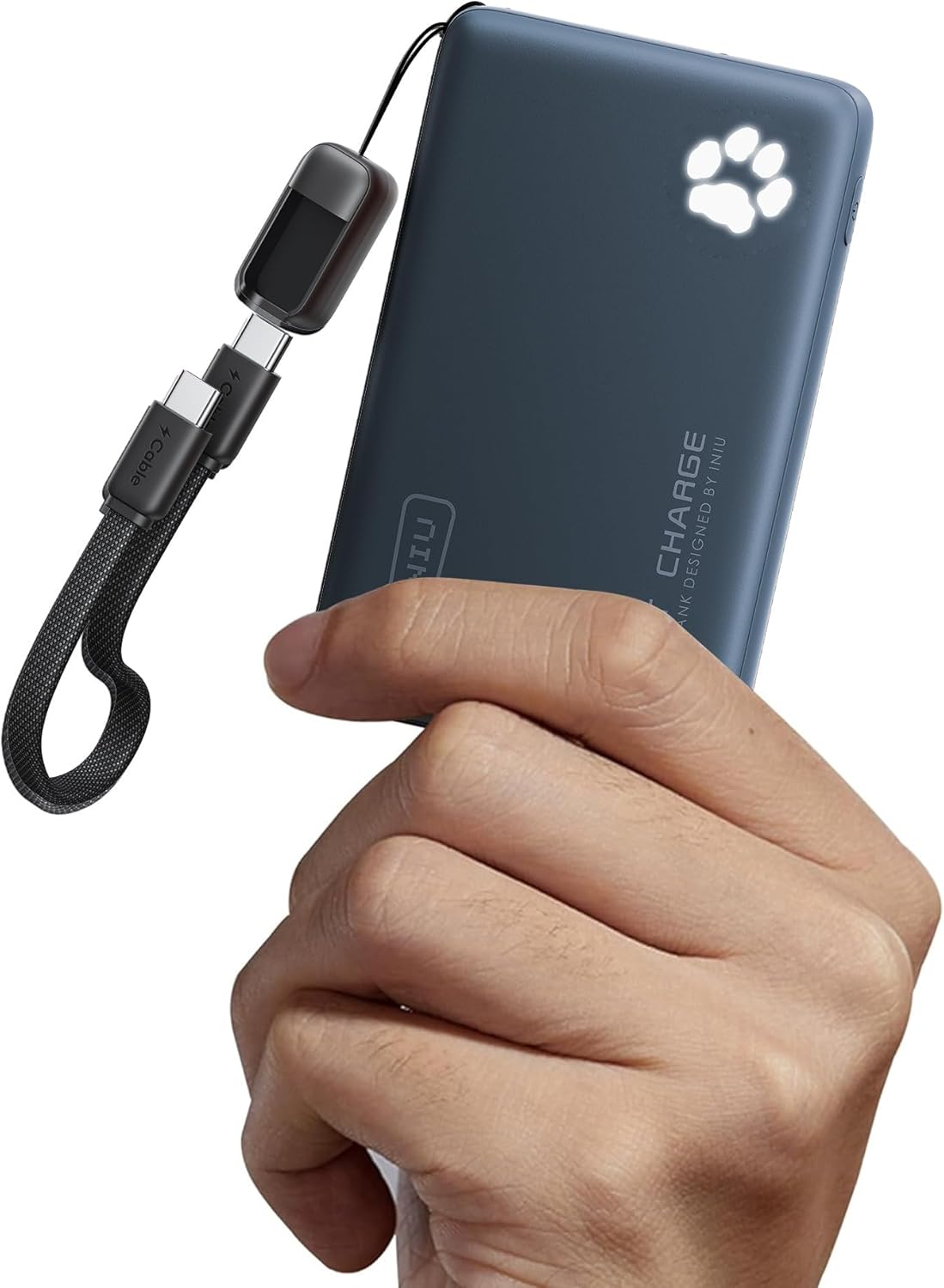 INIU Portable Charger. Ultra Slim 10000mAh 45W PD Power Bank. USB C in&Out Fast Charging Battery Pack. Travel Essential Phone Powerbank Compatible with iPhone 17 16 15 Samsung S22 S21 Google iPad etc