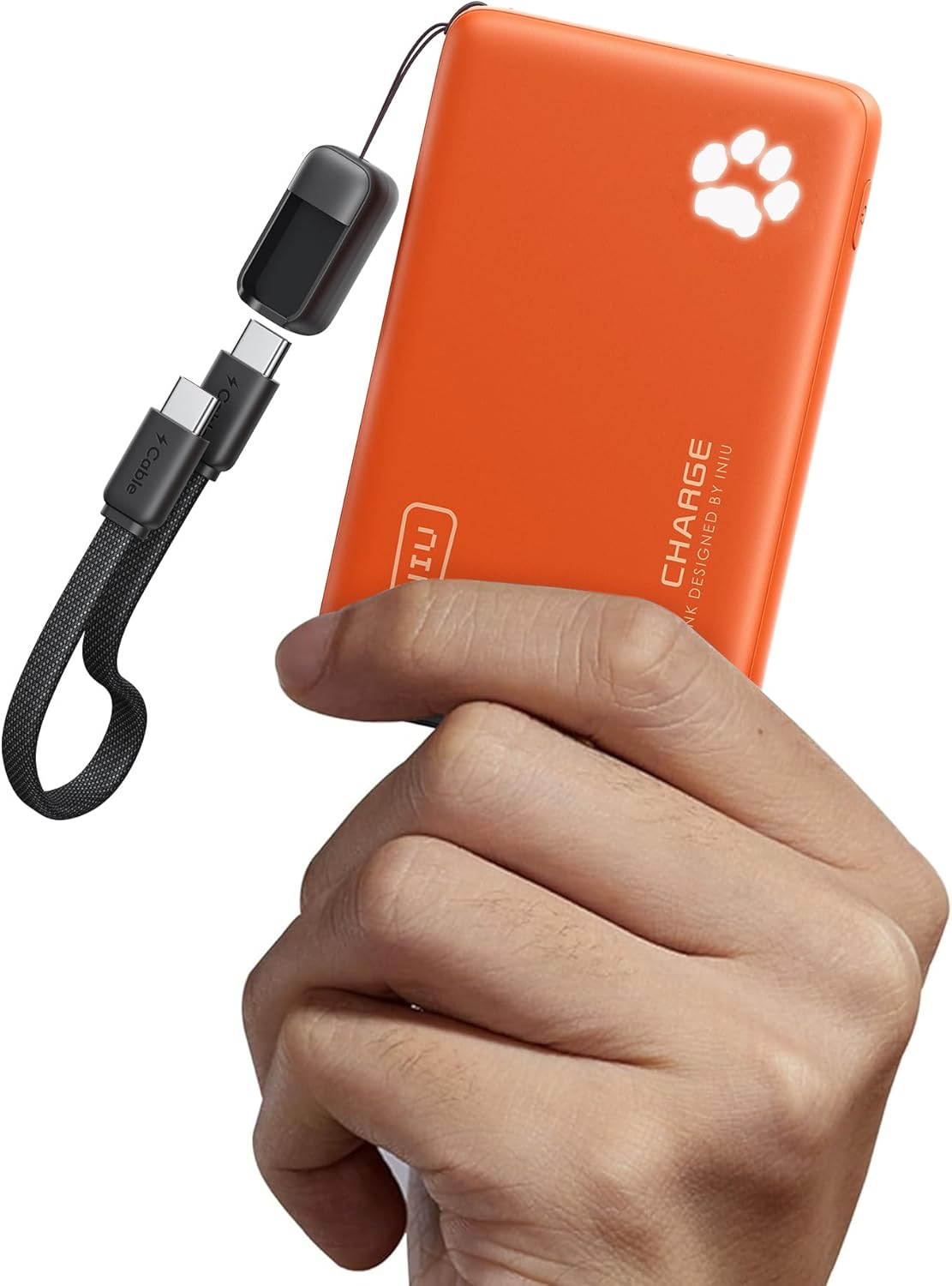 INIU Portable Charger. Ultra Slim 10000mAh 45W PD Power Bank. USB C in&Out Fast Charging Battery Pack. Travel Essential Phone Powerbank Compatible with iPhone 17 16 15 Samsung S22 S21 Google iPad etc