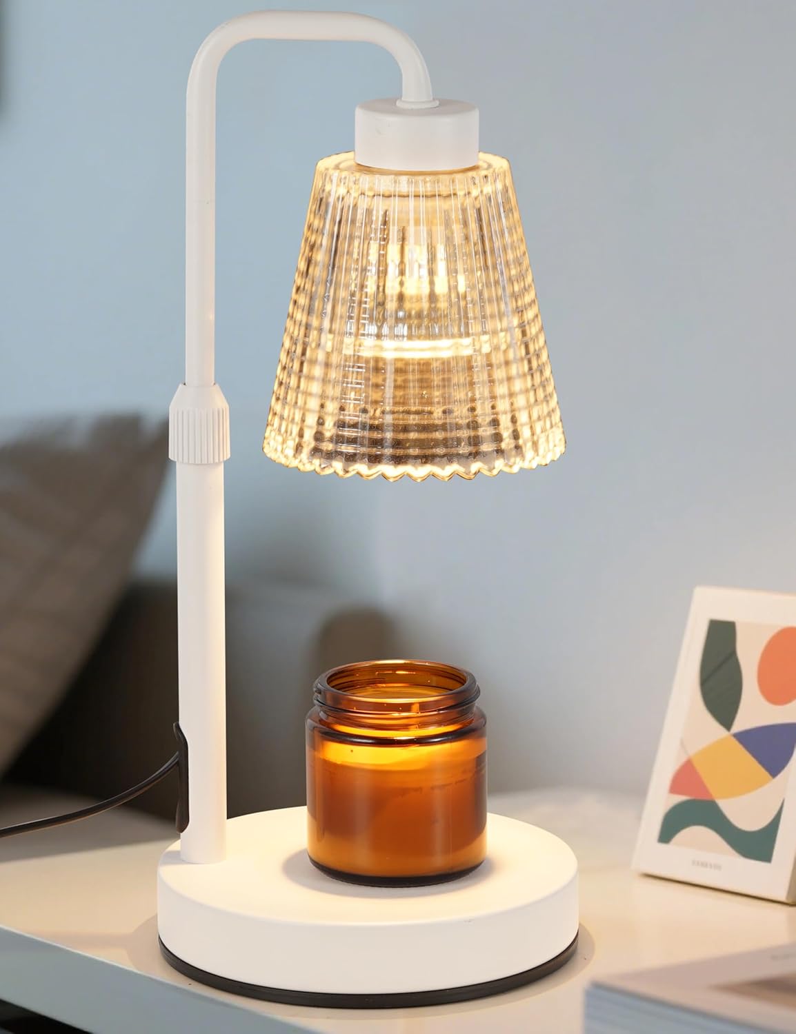 Candle Warmer Lamp with Timer Dimmable. Birthday Gifts for Women Mom. House Warming Gifts New Home Decor. Wax Melt Warmer for Jar Candles with 2 Bulbs