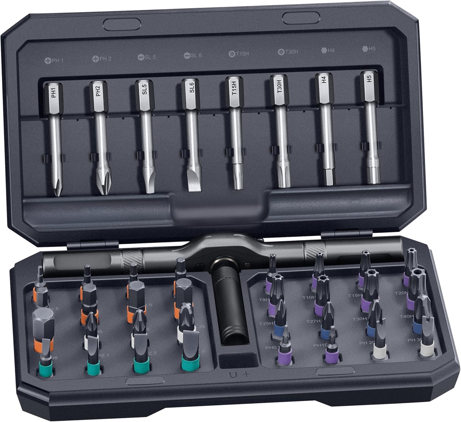 42 in 1 Magnetic Screwdriver. Screwdriver Set. Multi Bit Ratcheting Screwdriver Set with Storage Case Repair Tool Kit for Computer. Eyeglass. Bicycles. Watch. Ring Doorbell. Furniture and DIY